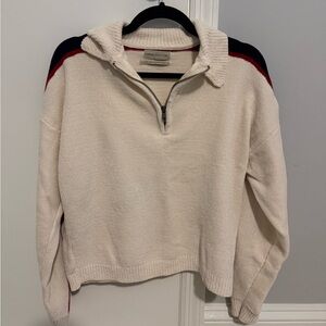 Urban Outfitters Cream Fleece Jacket